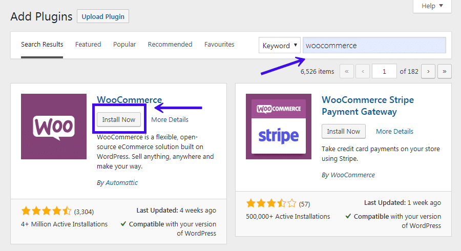 Installing-WooCommerce
