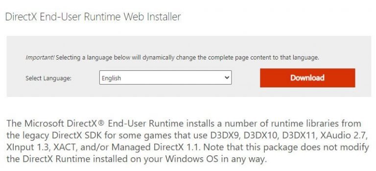 directx 11 update windows 10