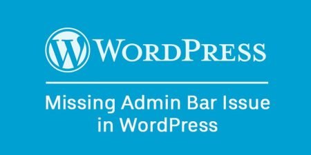 Missing Admin Bar Issue in WordPress