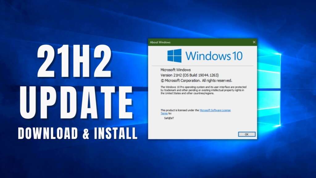 Safe To Install Windows 10 21H2