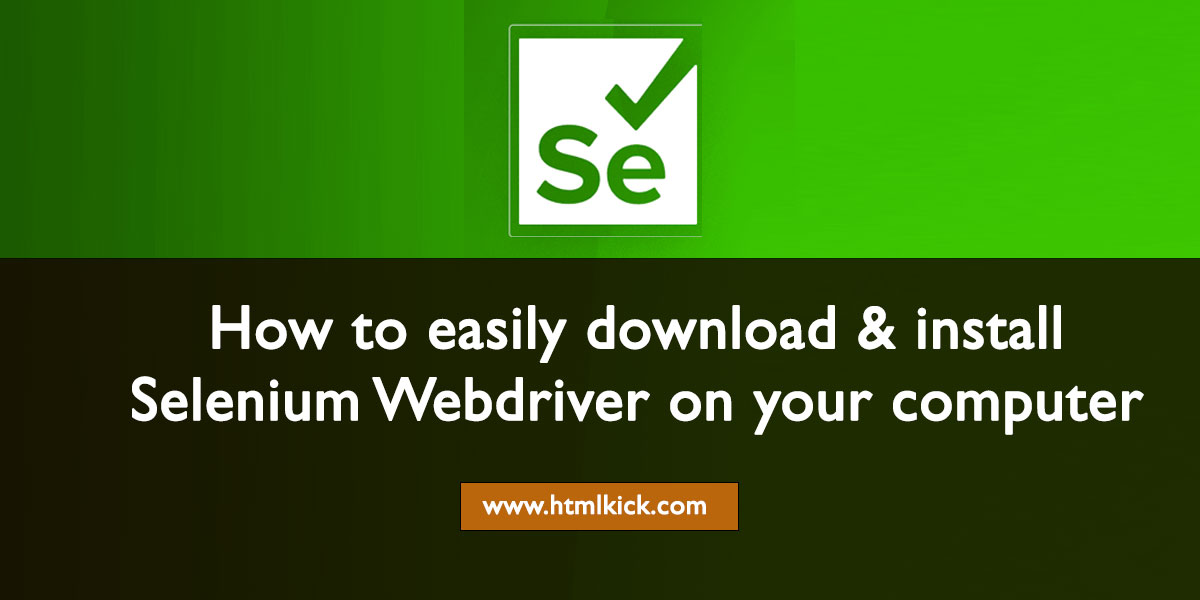 download selenium webdriver for mac