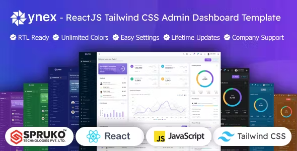 Ynex - React JS Admin Dashboard Tailwind Template
