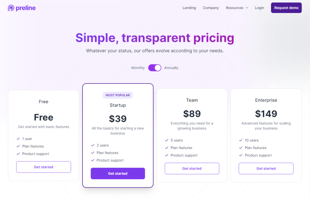 Pricing Pages
